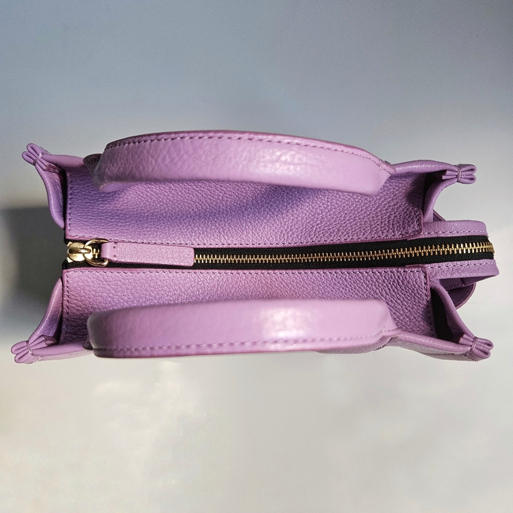Marc Jacobs Leather Small Tote Bag in Regal Orchid - Picture 8 of 16